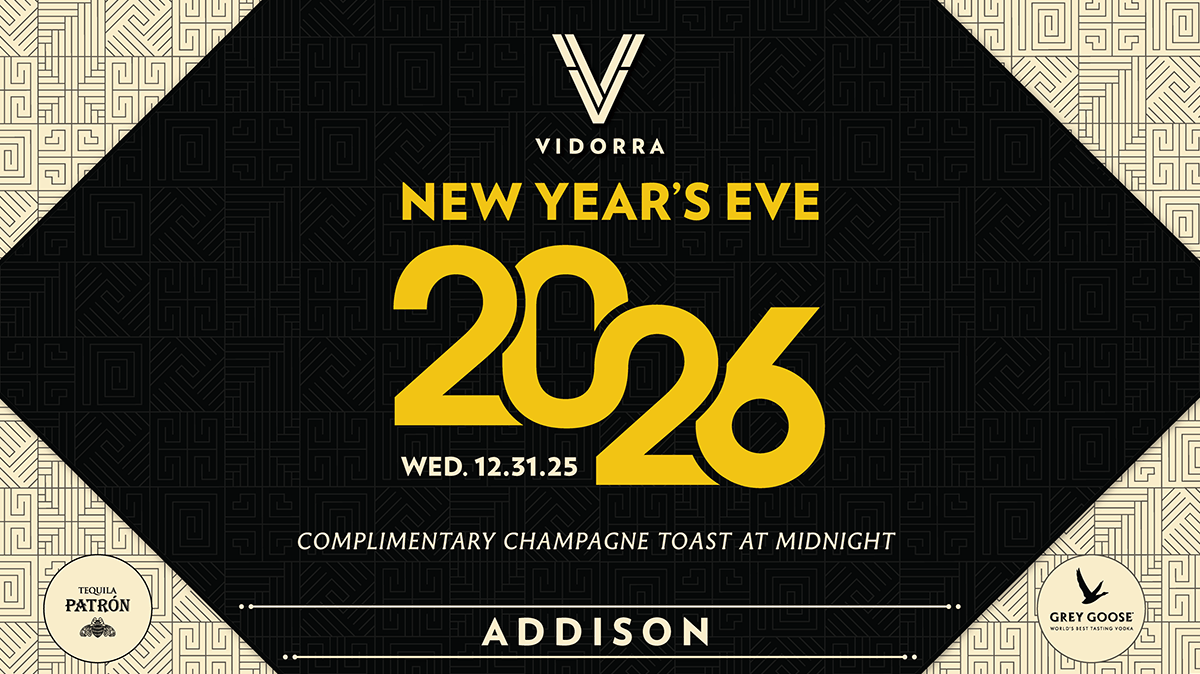 Vidorra Addison NYE 2026
