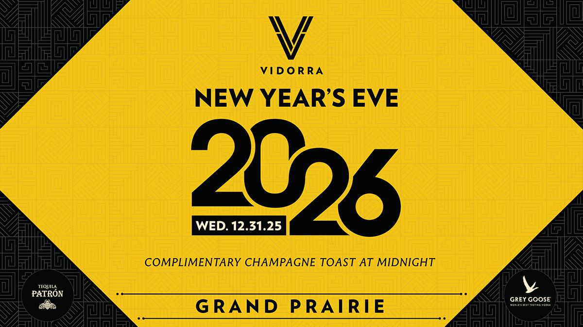 Vidorra Grand Prairie NYE 2026