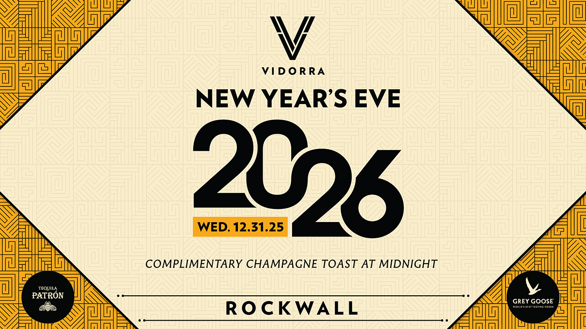Vidorra Rockwall NYE 2026